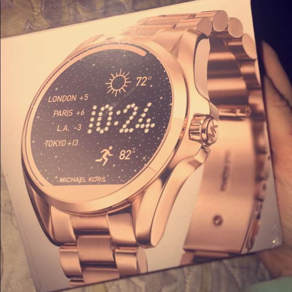 MK- rose gold smart watch! Brand new!